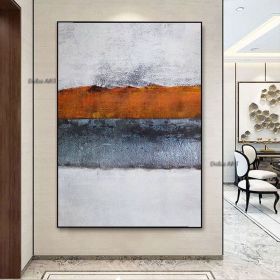 Handmade Abstract Oil Painting On Canvas Modern Oil Painting Hand Painted Large Wall Art Living Room hallway bedroom luxurious decorative paintin (size: 60x90cm)